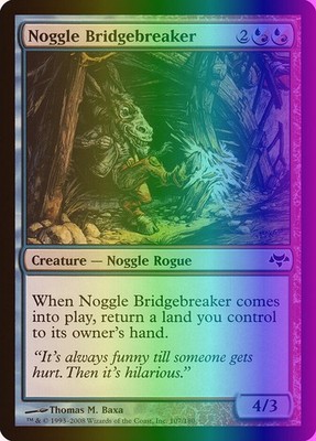 MTG Magic the Gathering Noggle Bridgebreaker (107/187) Eventide MP FOIL