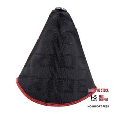 NTNEV Universal Shift Boot Cover, Car Shift Knob Dust Cover, Fabric Black