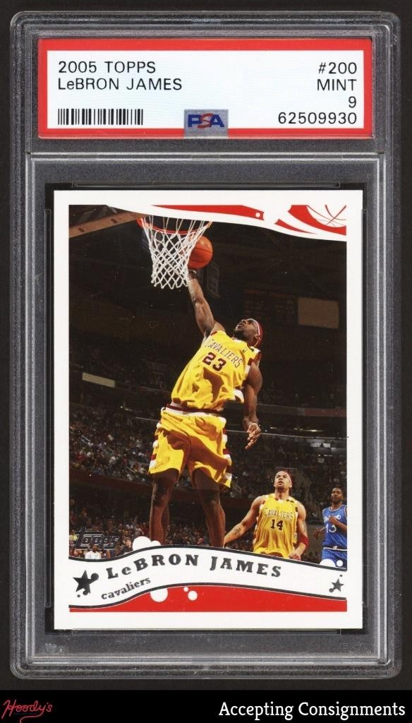 2005-06 Topps #200 LeBron James PSA 9 MINT Cavaliers