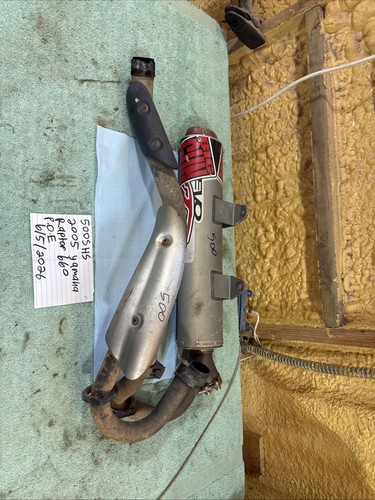 2005 Yamaha Raptor 660 Exhaust Pipe Expansion Chamber Muffler 500