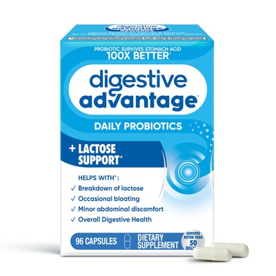 Lactose Defense Capsules (96 Count In A Box), Helps Breaks Down Lactose and D...