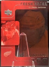 Pavel Datsyuk 2001-02 Upper Deck Ice Fresh Faces #53 -1316/1500 Red Wings Legend
