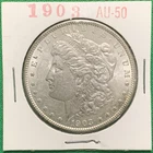 1903 Morgan Silver Dollar - 90% Silver - Philadelphia- AU NICE!