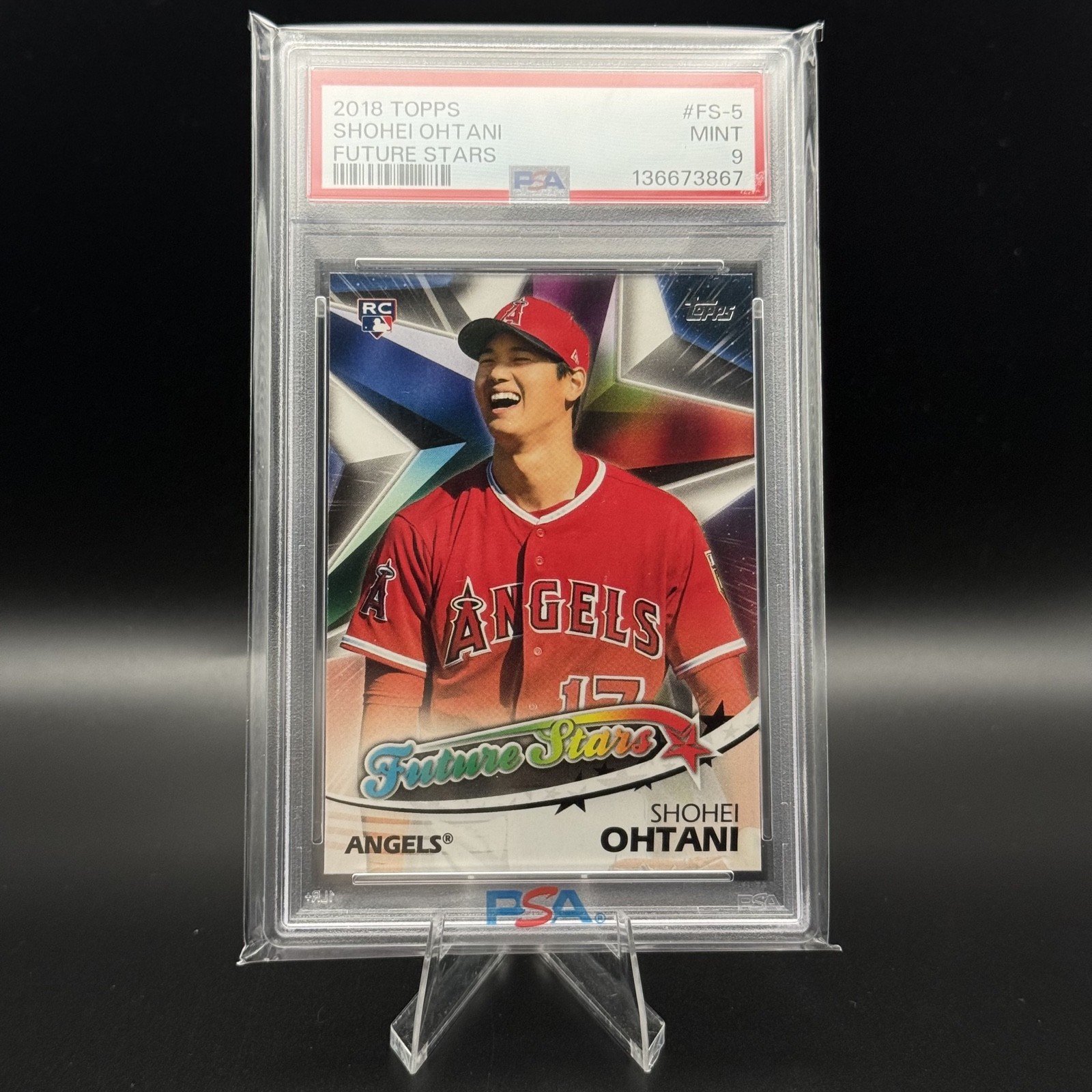 2018 Topps - Future Stars Shohei Ohtani #FS-5 (RC) view 1