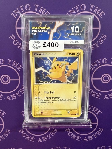 Pikachu graded ACE 10 for sale on eBay