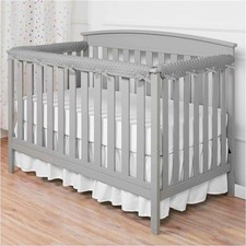 CLYCSRC 3 in 1 Crib Rail Covers for Teething,Soft Breathable Anti-Collision ...