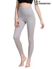 Womens Silk Cashmere Blend Under Pants Bottom