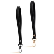 2Pcs PU Leather Wristlet Strap Wrist Keychain Replacement Hand Straps for Wallet
