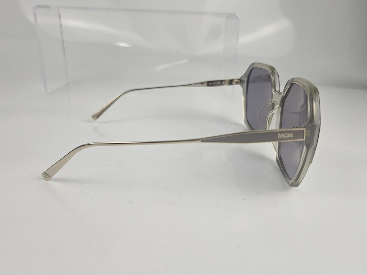 MCM MCM700SA Oversized Geometric Sunglasses Gray w/ Case Set  display picture 2
