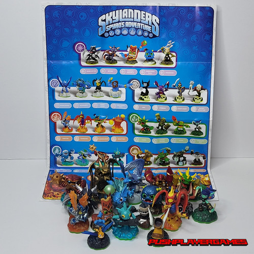 Skylanders: Spyro's Adventure - Figure Lot - 17 Figures - Cleaned and Tested
