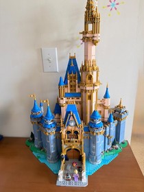 Lego 43222 Disney Castle- Pre-owned and partially built- all pieces included