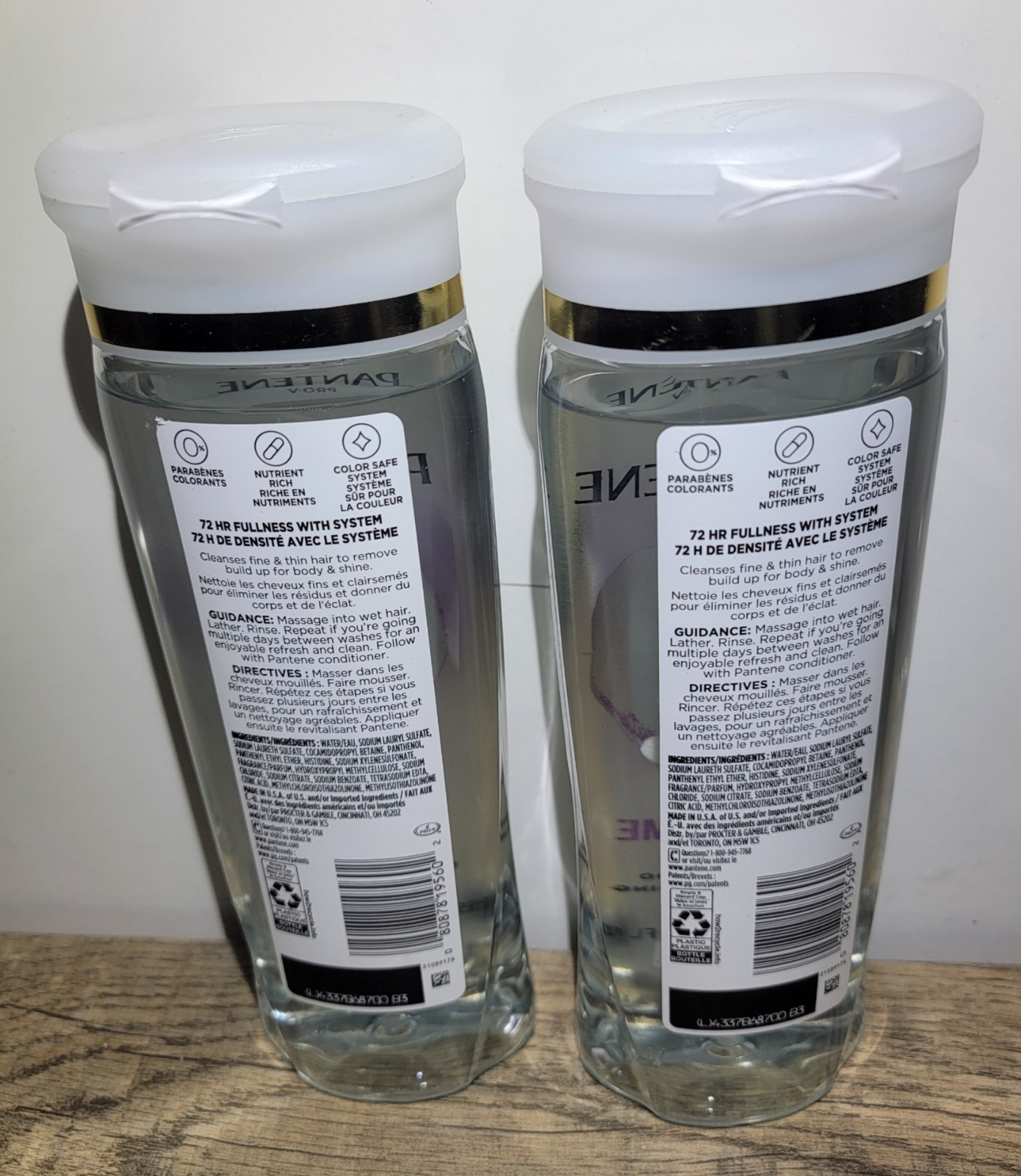 PANTENE PRO V SHEER VOLUME  SHAMPOO 12 oz Pack of 2 - GREAT PRICE