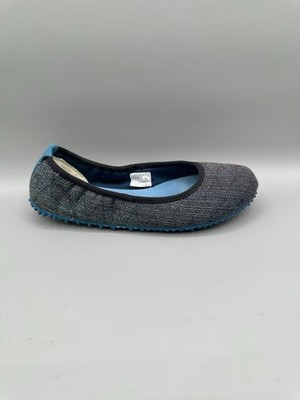 Plae Crosby Ballet Flats Youth 4 Textured Grey Upper Slip On