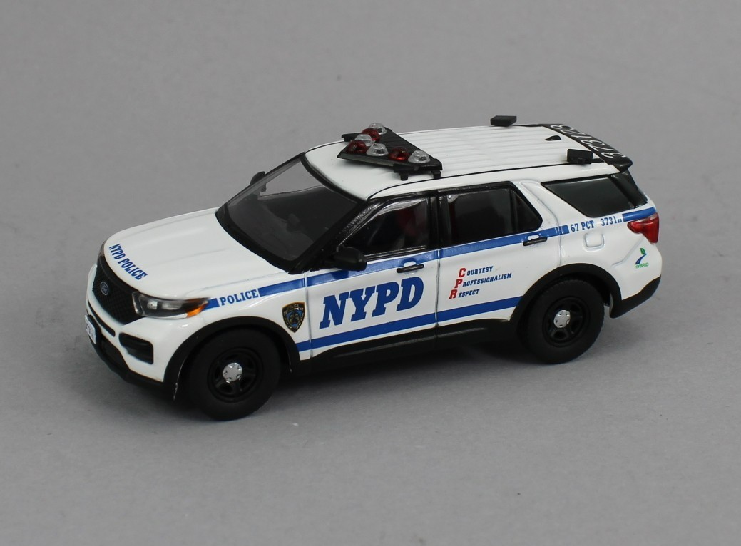 1:64 *596 DIECAST* NYPD Ford Police Interceptor Utility SUV POLICE