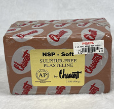 Chavant NSP Soft 2lb Sculpting Clay Brown Sulfur Free Castable Plasteline Sealed