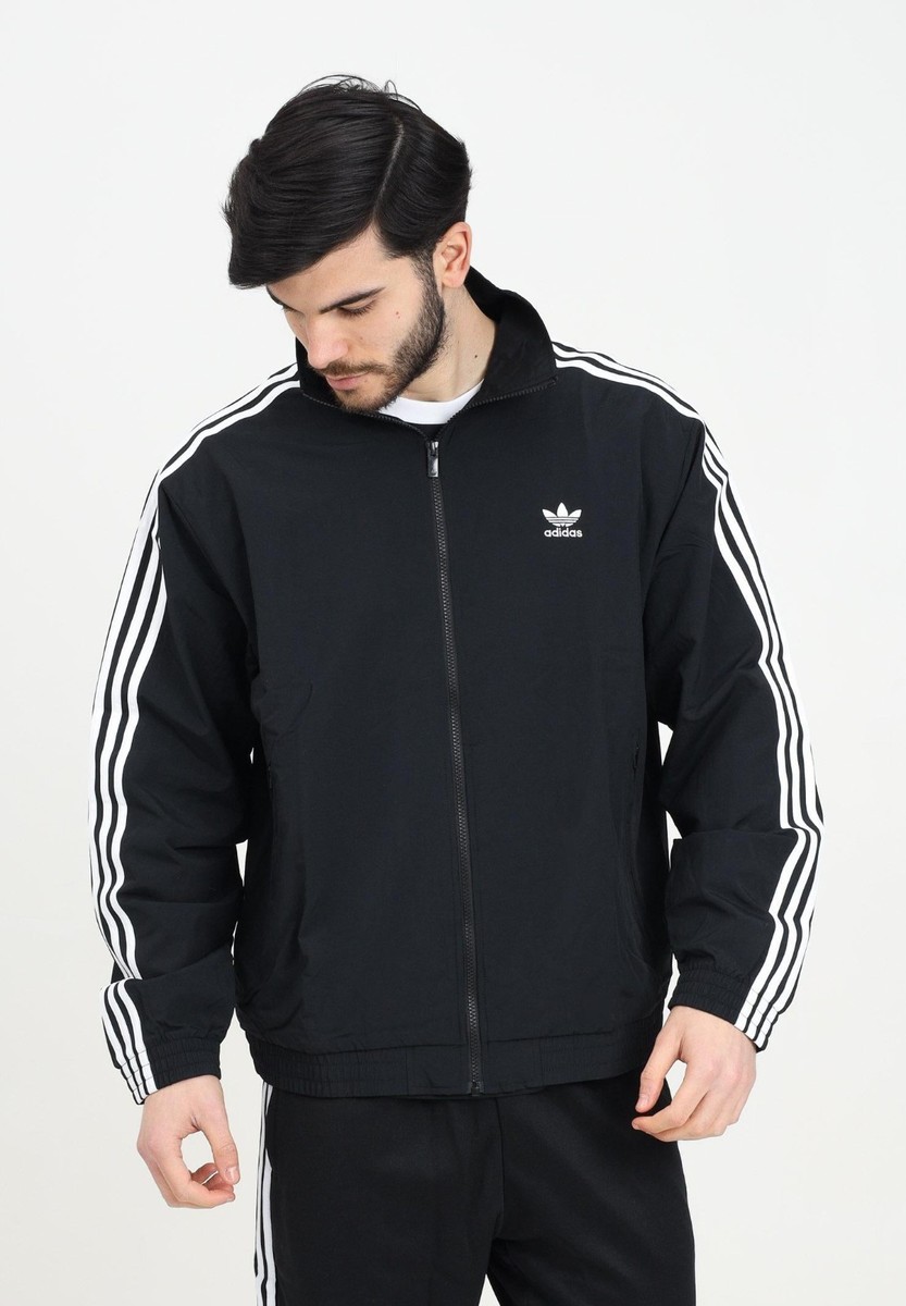Adidas Originals Adicolor Firebird Woven Track Jacket Top Black
