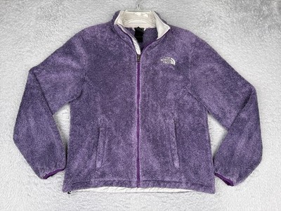 The North Face Jacket Women Small Purple Osito Fleece Full Zip Fuzzy Outdoor
