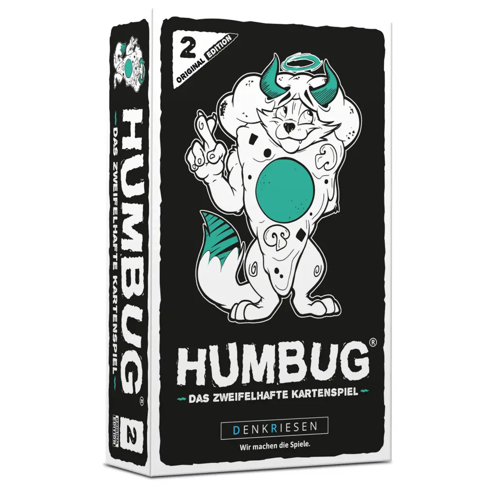 DENKRIESEN Humbug Original Edition Nr. 2 | Ratespiel ab 10 Jahren | Kartenspiel, Ratespiel, Partyspiel und Gesellschaftsspiel zum Täuschen, Bluffen und Wetten für Familie und Freunde. - Bild 4