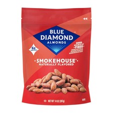 Blue Diamond Almonds, Smokehouse Flavored Snack Nuts Perfect for Snacking, 14oz-