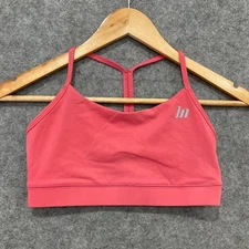 Muscle Nation Womens Top Size XS Pink Sleeveless Cropped Tank 13724