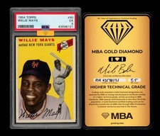 1954 Topps Set-Break # 90 Willie Mays PSA 5 EX PWCC-E, MBA Gold 5.5