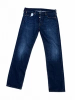 Levi's 501 Original Fit Jeans Men's 32x32 Dark Wash Button Fly Straight Denim