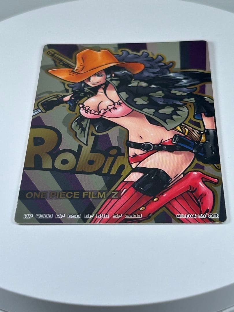 One Piece Card AR Carddass Nico Robin F04-39 OR Movie Limited Ver