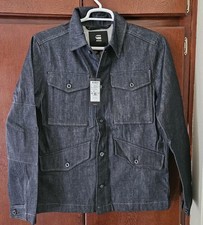 G-STAR RAW MENS VODAN WORKER OVERSHIRT RAW DE...