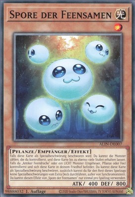 YuGiOh Spore der Feensamen ALIN-DE007 Common Deutsch Neu 1st