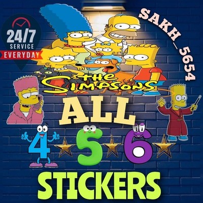 Alle 4-5-6  Mono_Poly_Go Aufkleber hier erhältlich :- Das Simpsons Go Album :-