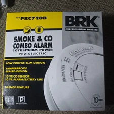 First Alert BRK PRC710B Smoke & Carbon Monoxide Detector Alarm w/10 Year Battery