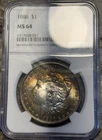 1886 P Toned Morgan $💎💎NGC MS 64💎💎Amazing Color💎💎Vibrant Toner💎💎