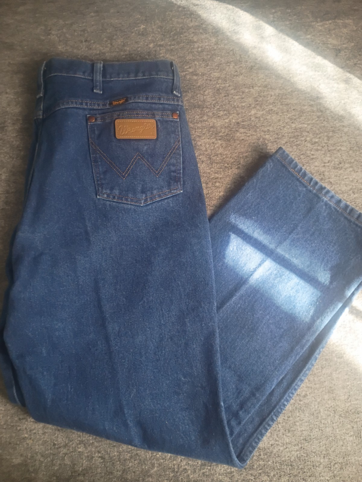 38x30 Blue Straight Leg Western Denim