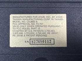 Atari 2600 Woodgrain Console | 4 Switch | Tested | Works | 29 Games | CX2600A