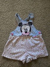 Vintage 1997 Baby Mickey  CO Girls size 18 months romper