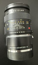 Leitz Macro Elmarit R 60mm F/2.8 Leica Lens & Leitz Macro Adapter, near mint