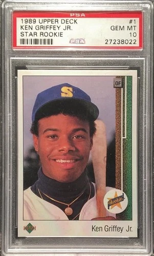 1989 Upper Deck #1 Ken Griffey Jr. HOF RC Star Rookie PSA 10 GEM MT