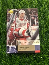 2002-03 Upper Deck Foundations Hockey # 28 Steve Yzerman Red Wings H13