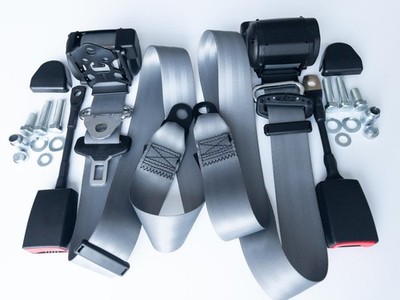 New BMW E30  Automatic Seat Belt GRAY