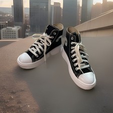 Converse Chuck Taylor All Star Move Black White Platform Women's Size 6