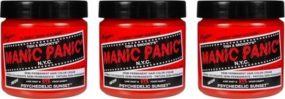 Manic Panic High Voltage Classic Psychedelic Sunset 3x118 ml