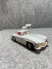 Vintage BURAGO Heavy Metal 1954 Mercedes 300 SL 3015 Scale 1/18 Gray Model Car