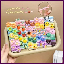 10Pcs/Set Cute Cartoon Children's Hair Ropes Princess Little Girl Hair Bands