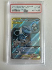 Blastoise & Piplup GX (Full Art) 214/236 Sm-Cosmic Eclipse Holo