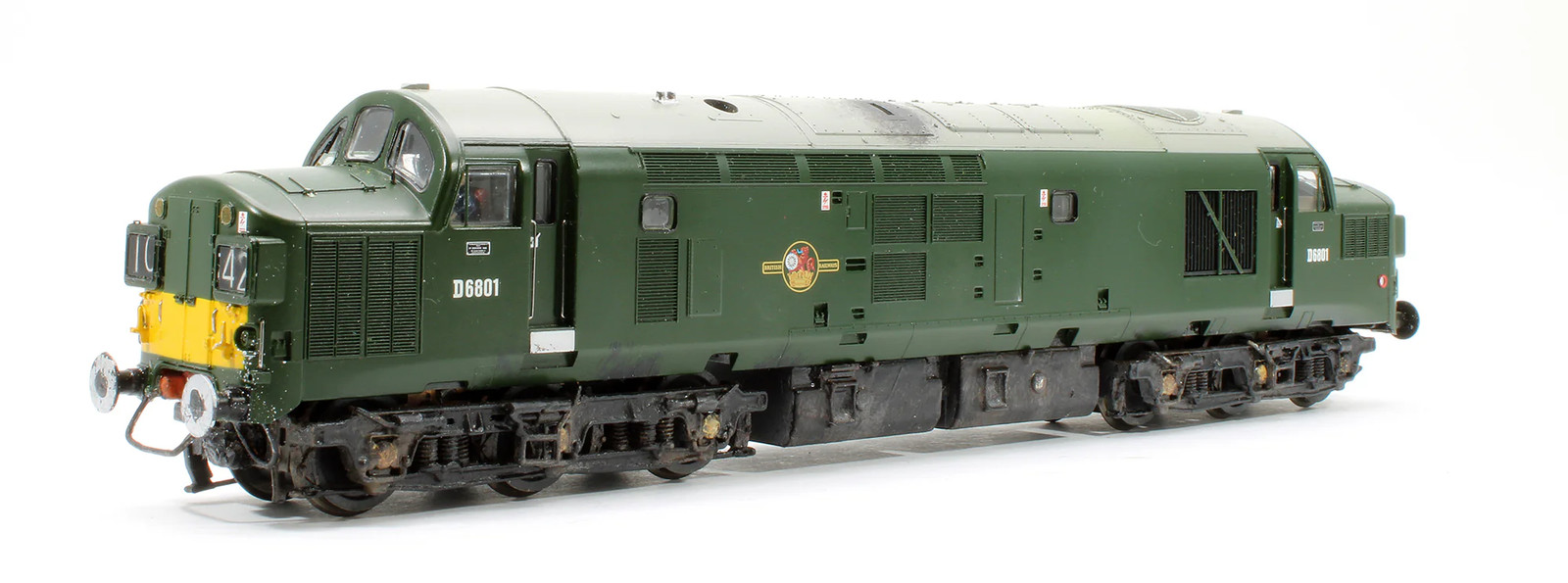 BACHMANN OO GAUGE 32-787 BR CLASS 37/0 'D6801' DIESEL LOCOMOTIVE *WEATHERED*