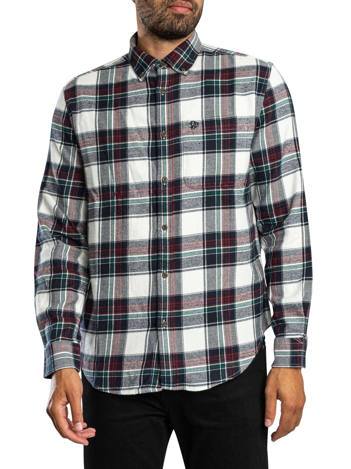 Superdry Cotton Lumberjack Shirt, Skylar Check White - XXL