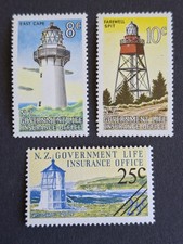 NEW ZEALAND UHM -1976 / 78 "LIGHTHOUSES" COMPLETE SET