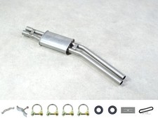 Edelstahl Mitteltopf NEU für Mercedes Benz R107 W107 280 350 450 SL Auspuff