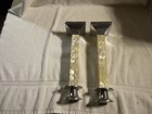 Mother of Pearl Candle Holders, 10.5 Inches Tall,  Displays Very Nice — photo 7