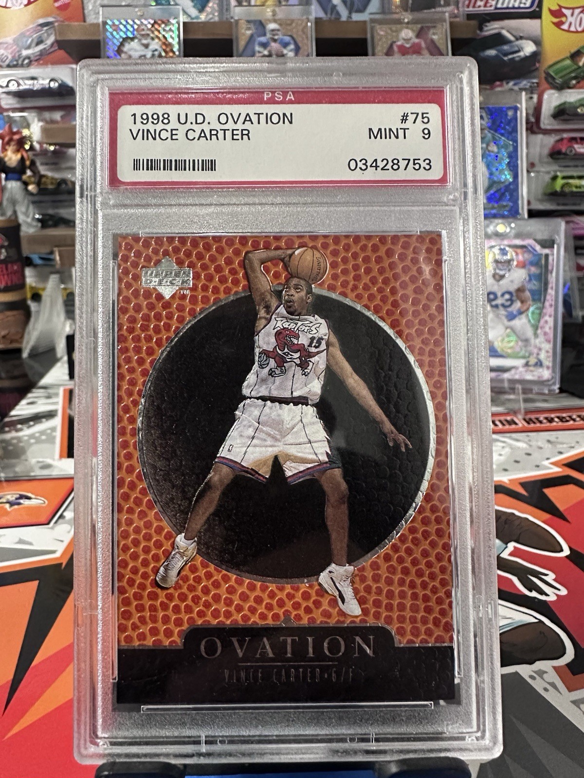 1998-99 Upper Deck Ovation Vince Carter #75 (RC) PSA 9